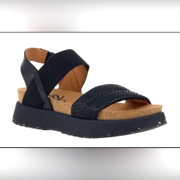 OTBT Shoes - Otbt Libra chunky platform strap sandals in women’s Sz. 8 black leather upper.